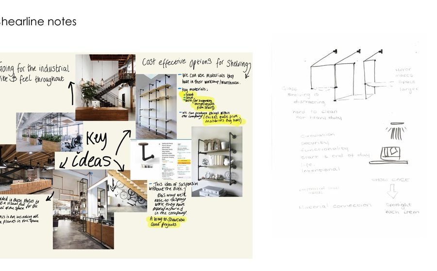 Shearline interior mood board